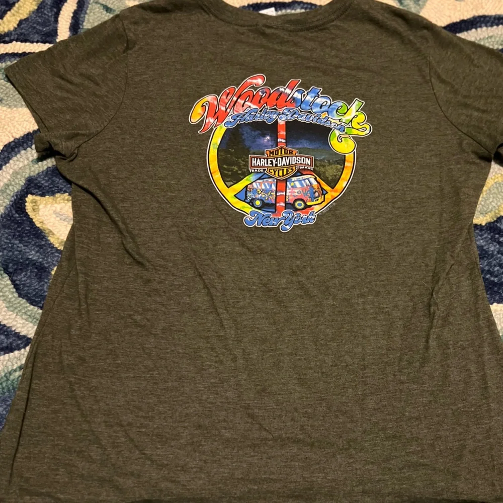 Harley-Davidson Olive Green Short Sleeve Tee - Picture 3 of 4